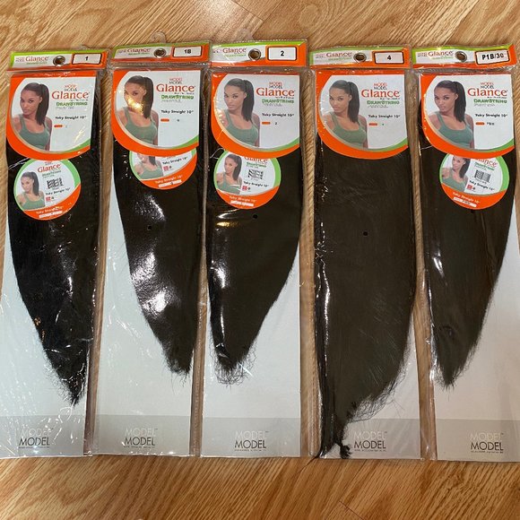 #108 10" GLANCE YAKY DRAWSTRING PONYTAIL - Picture 5 of 9